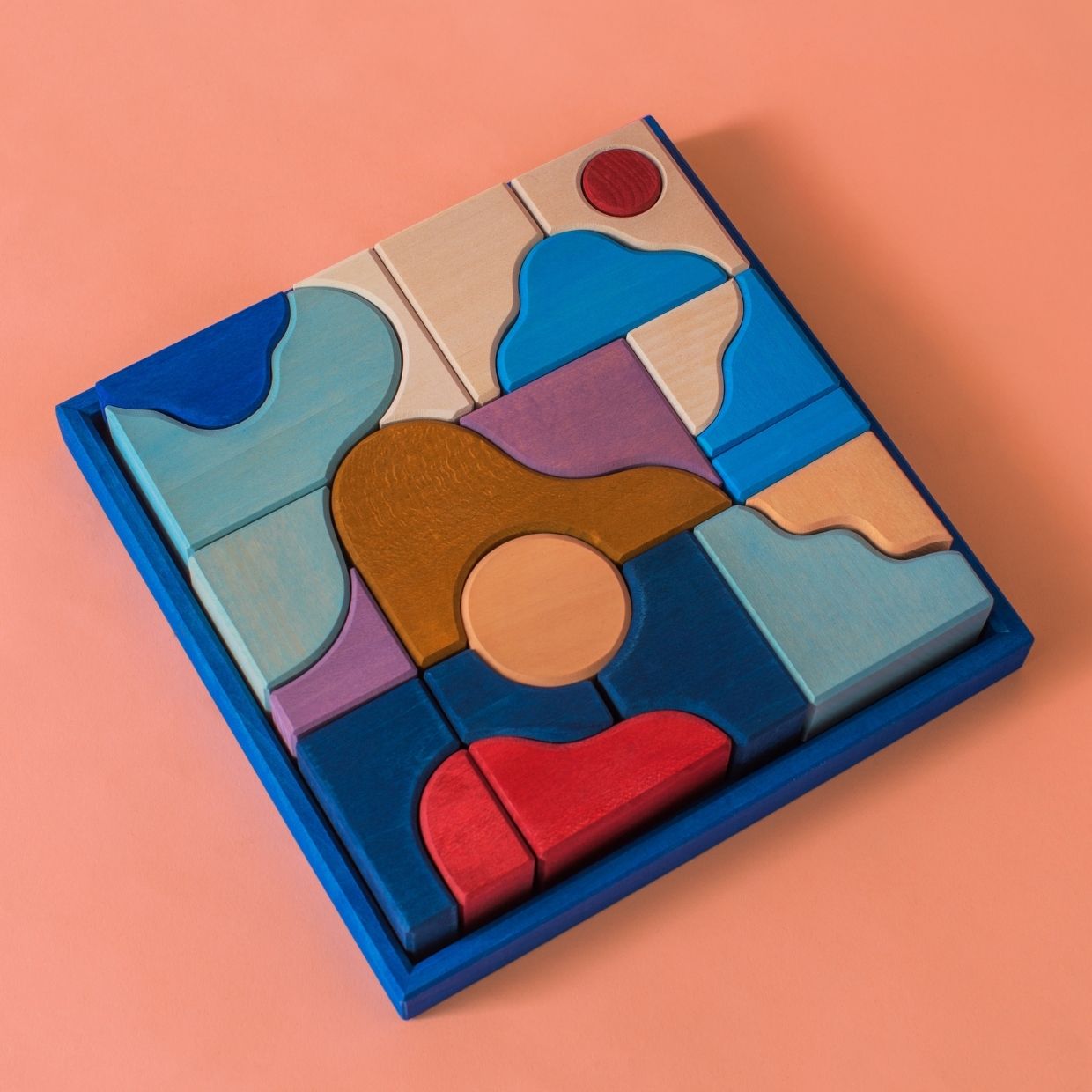 Grimm's - Houten Blokken Speelset Wave