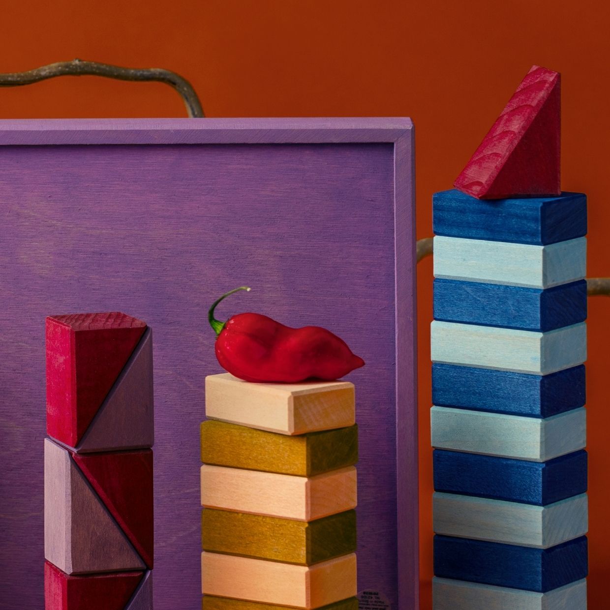 Grimm's - Houten Blokken speelset Rhythm