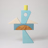 Grimm's - Houten Blokken speelset Blauw