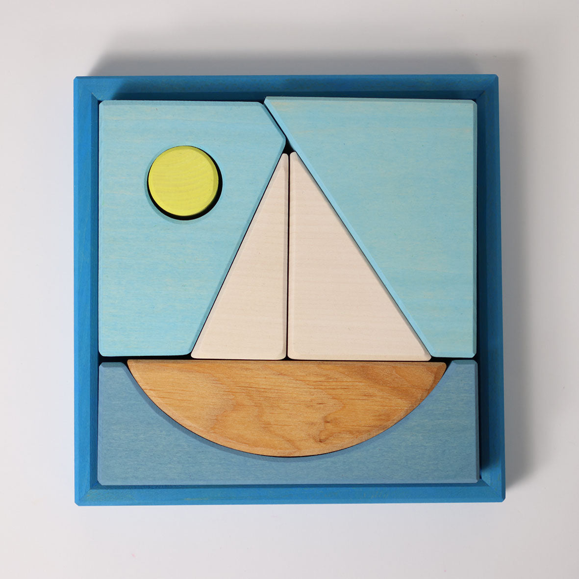 Grimm's - Houten Blokken speelset Blauw