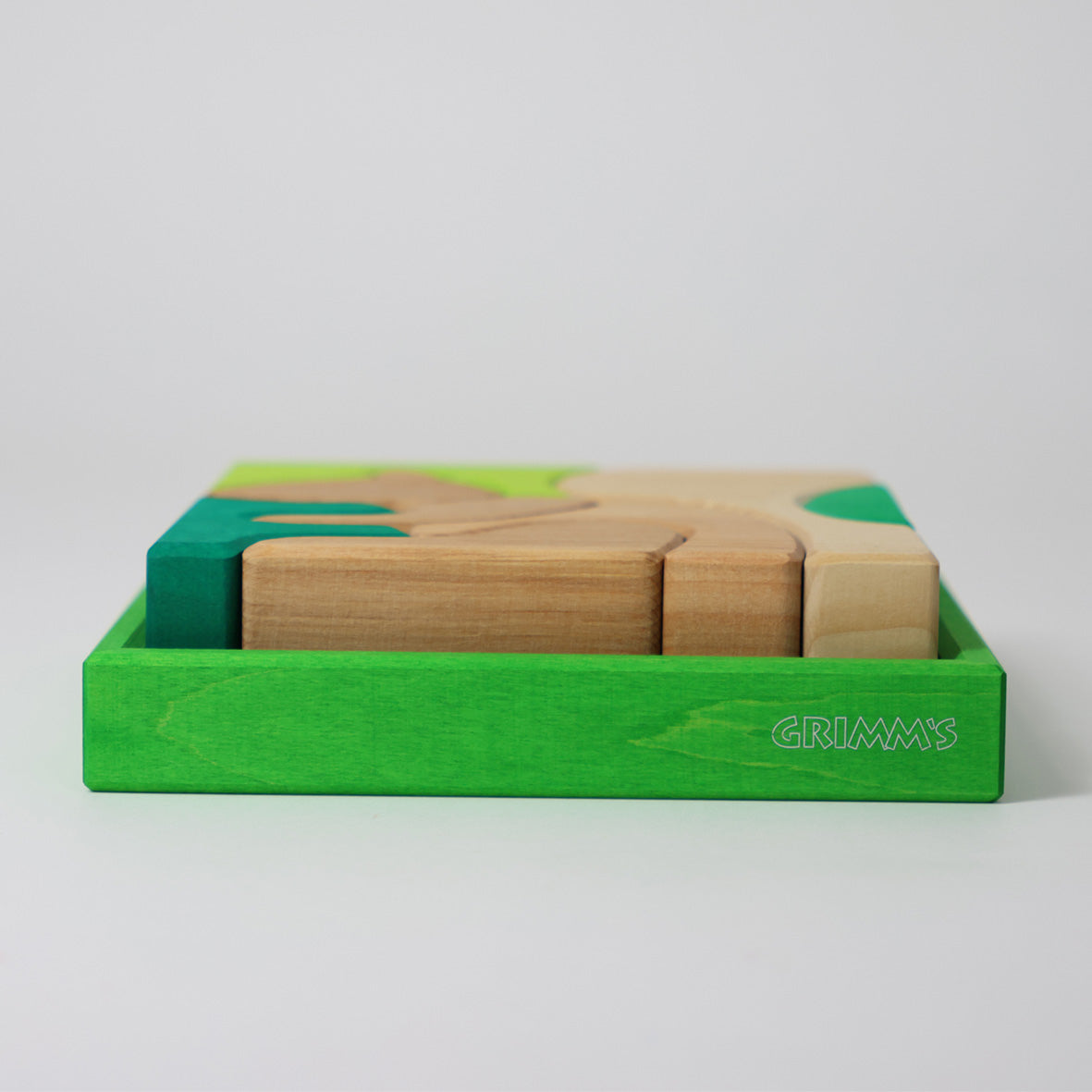 Grimm's - Houten Blokken speelset Groen