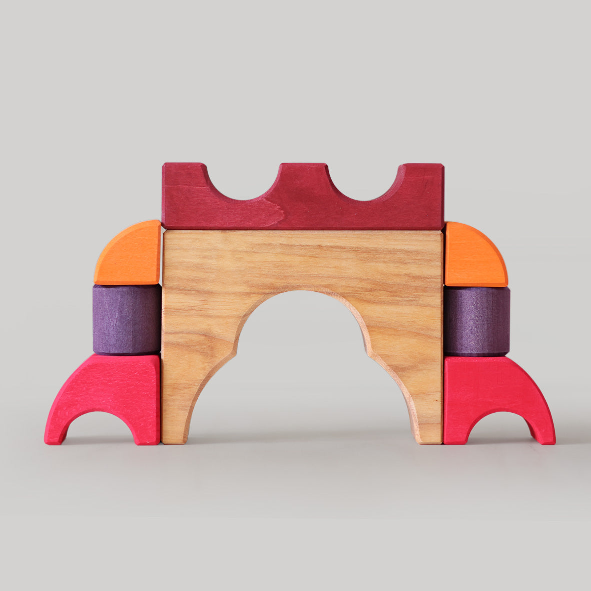 Grimm's - Houten Blokken speelset Rood