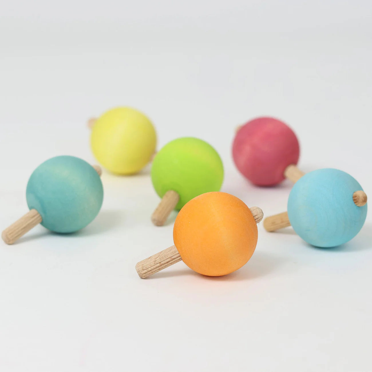 Grimm's Tollen 6 stuks - pastel