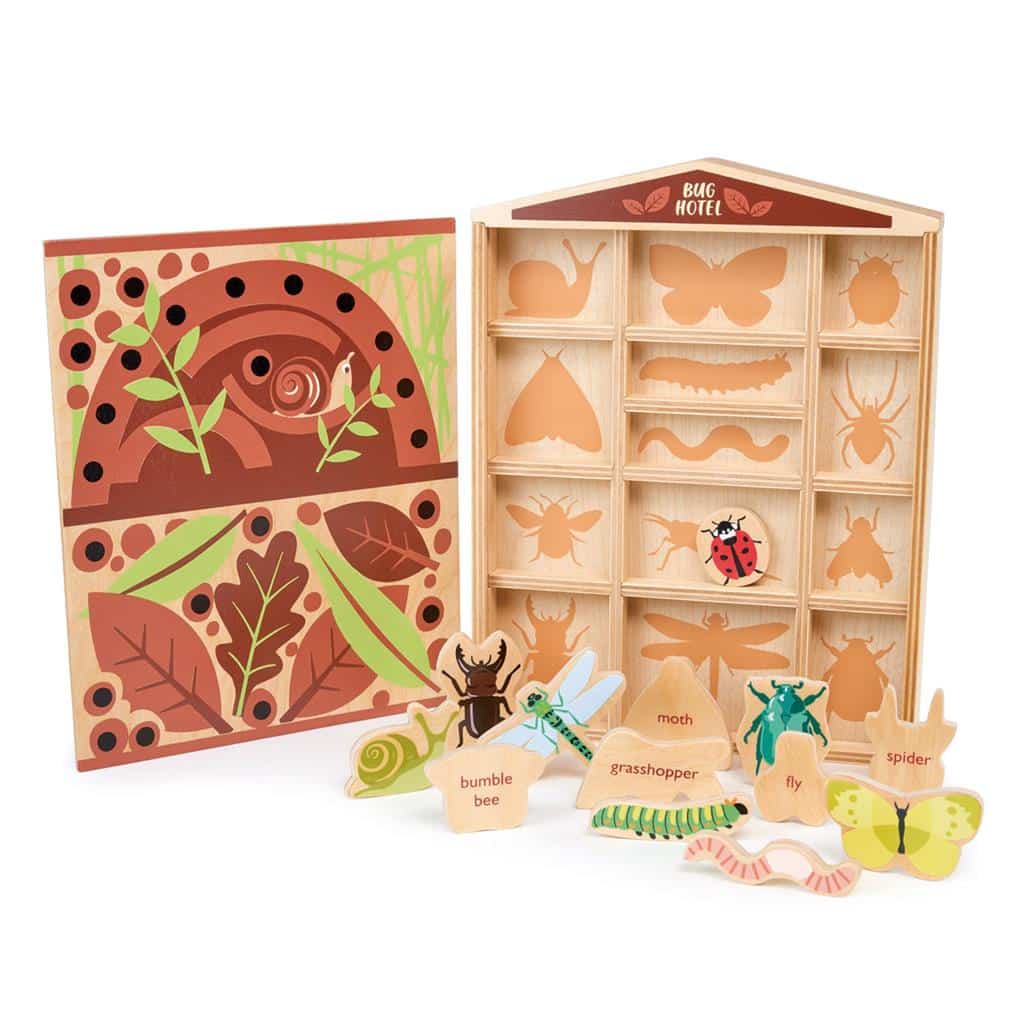 Set houten insecten in doos - Tender Leaf