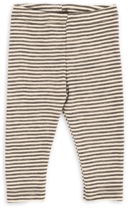 Engel Natur - Wol/Zijde Baby Legging - Walnoot Mélange/Naturel