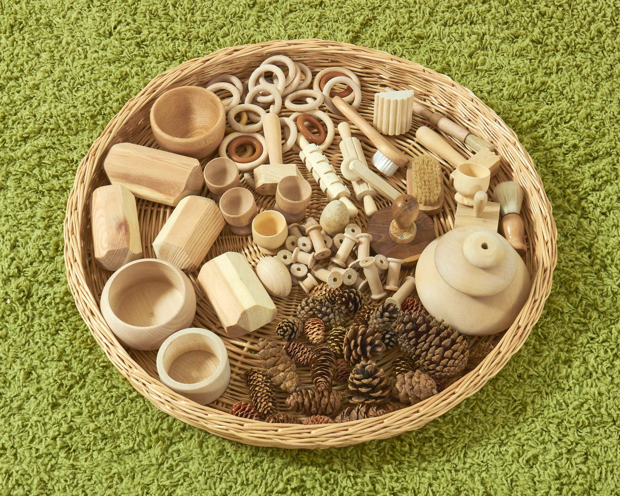 Cosy - Heuristisch Rieten Dienblad (60 cm)