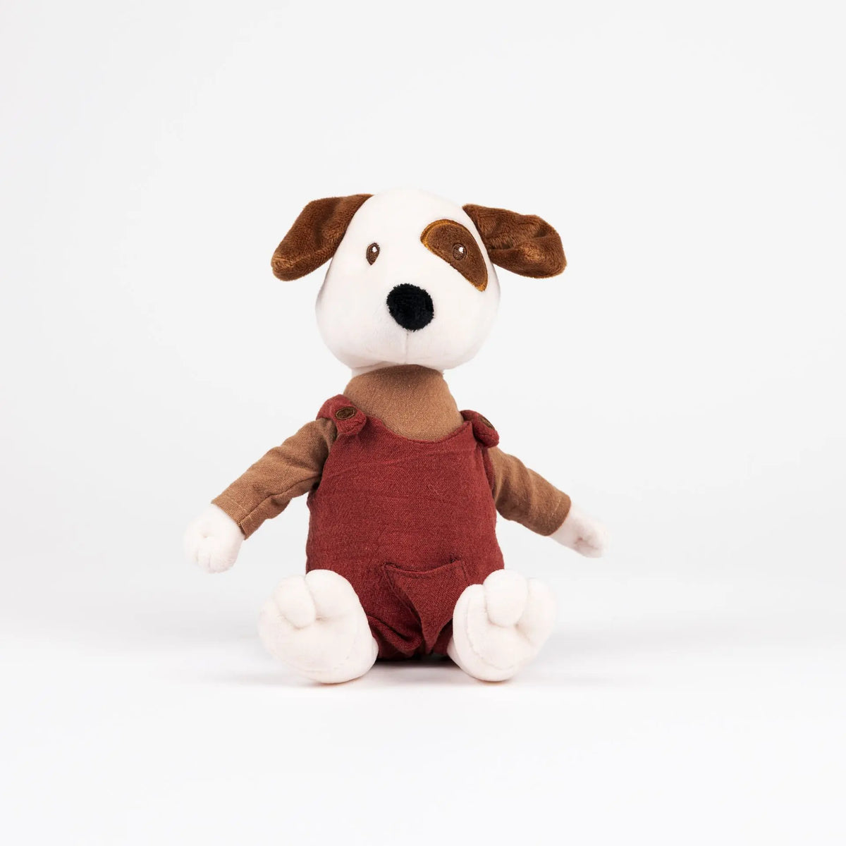 Egmont Toys - Eddie de hond knuffel met ooglapje en tuinbroek