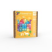 CONNETIX - Glitter Castle Pack 48 stuks - magnetisch constructiespeelgoed
