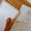 Kidywolf - Kidydraw-pro PINK lichtgevende tekentablet + 4 stiften