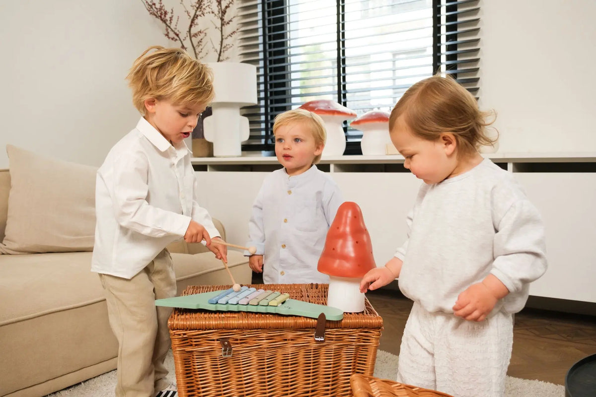 Egmont Toys - Lamp Paddenstoel Rode Baksteen 15 x 28 cm - Heico