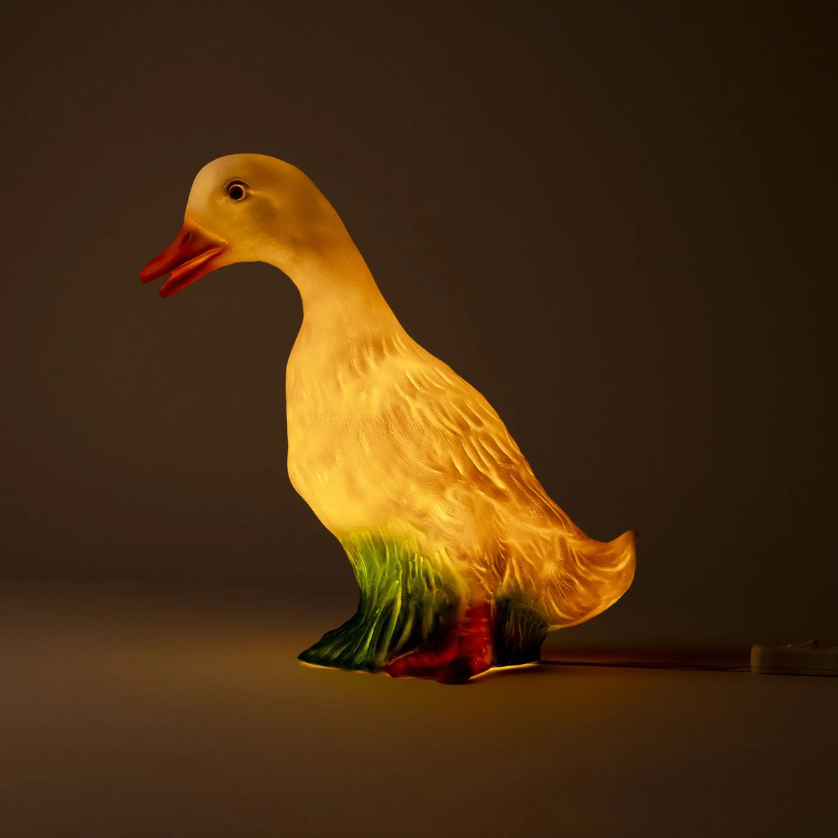Egmont Toys - Lamp Eend Staand Wit 29 cm - Heico