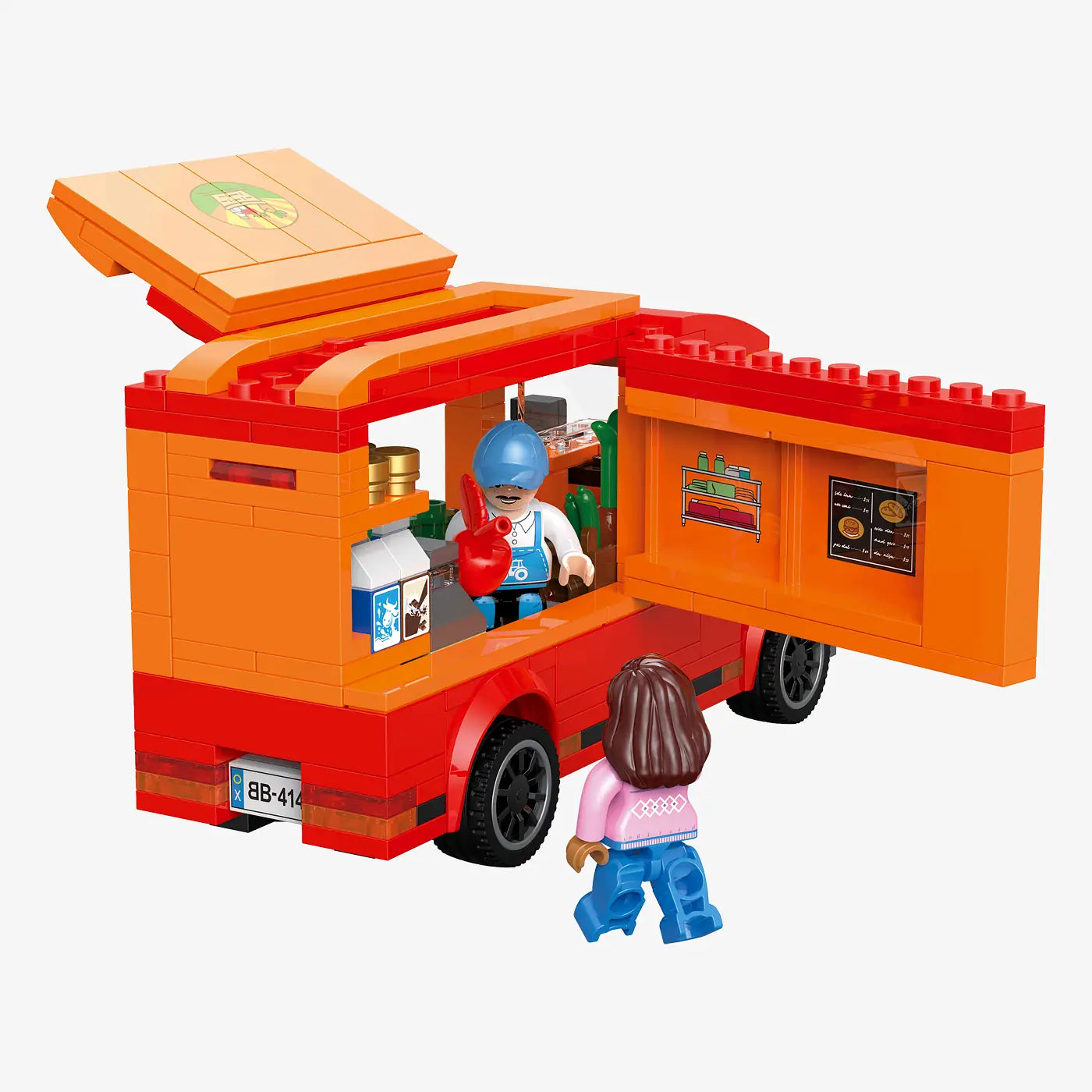 BlueBrixx - Mobiele boerderijwinkel (273 bouwstenen) 6+ jaar - bouwset