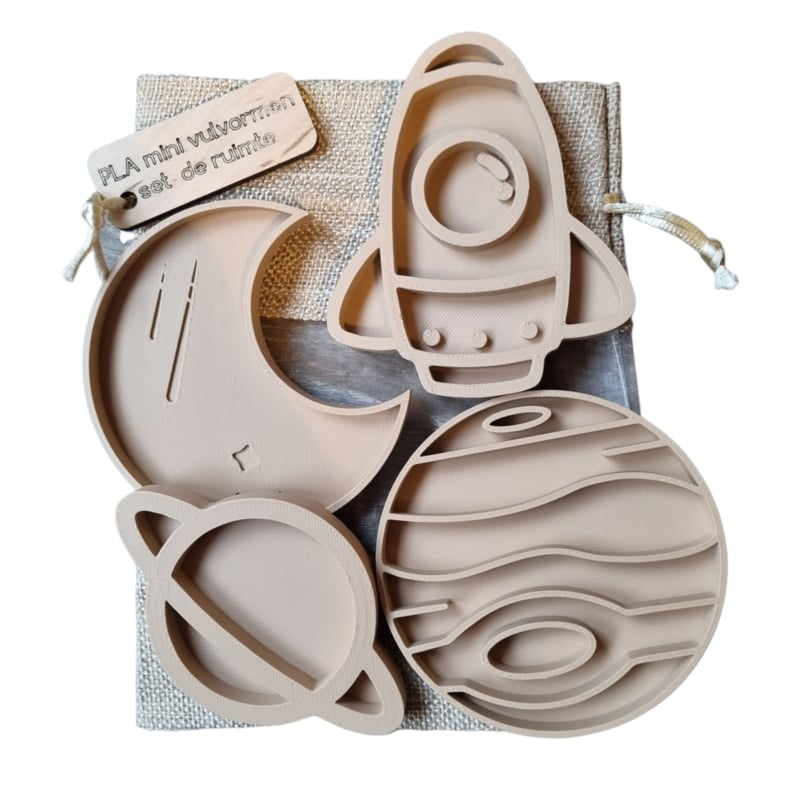 Kiddi - Mini vulvormen set De Ruimte