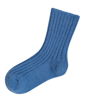 Joha - Wol Wollen Sokken - Middenblauw