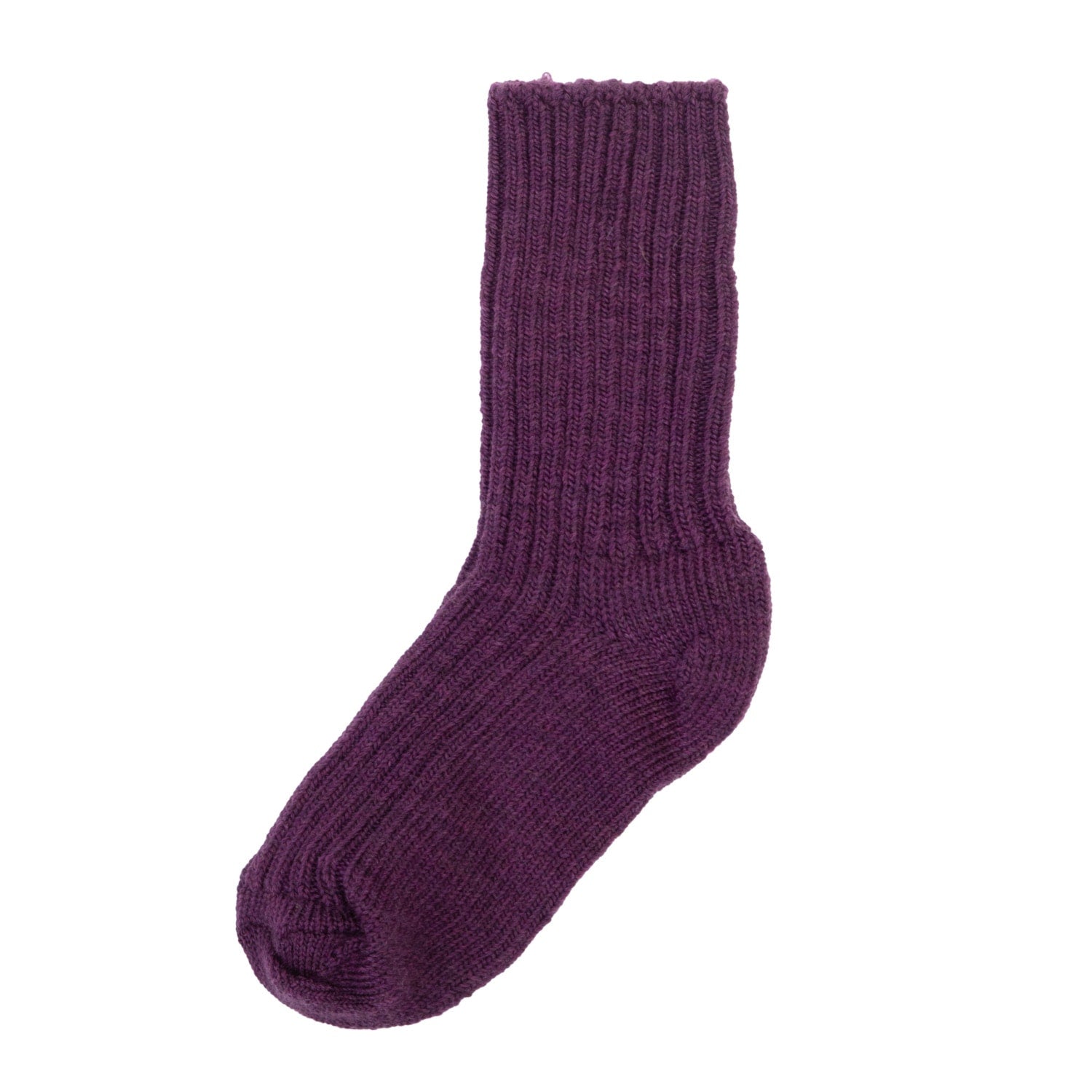 Joha - Wol Wollen Sokken - Aubergine Mélange