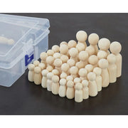 Cosy - Houten Poppetjes Familie Set 50 Stuks
