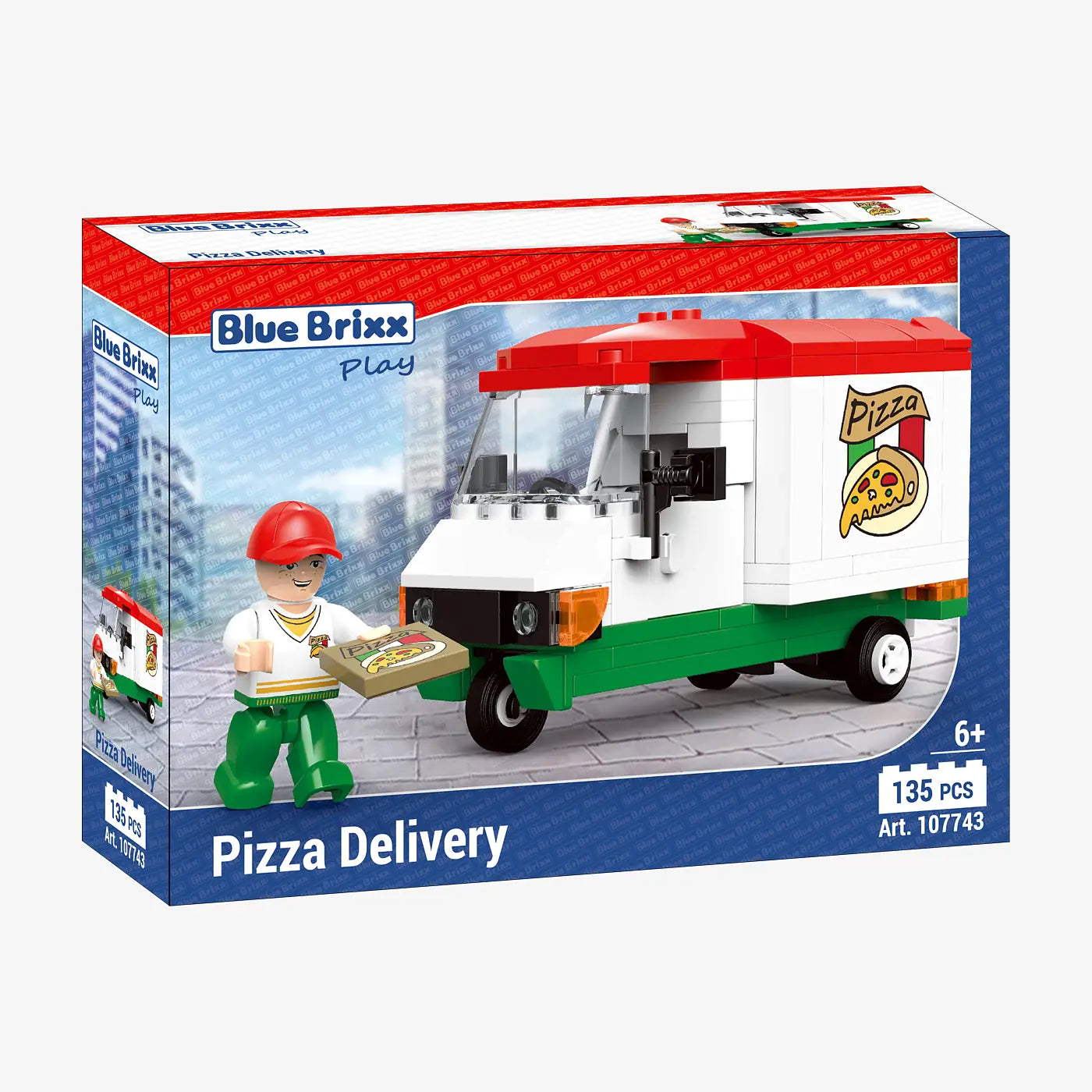 BlueBrixx - Pizza Bestelling (135 bouwstenen) 6+ jaar - bouwset