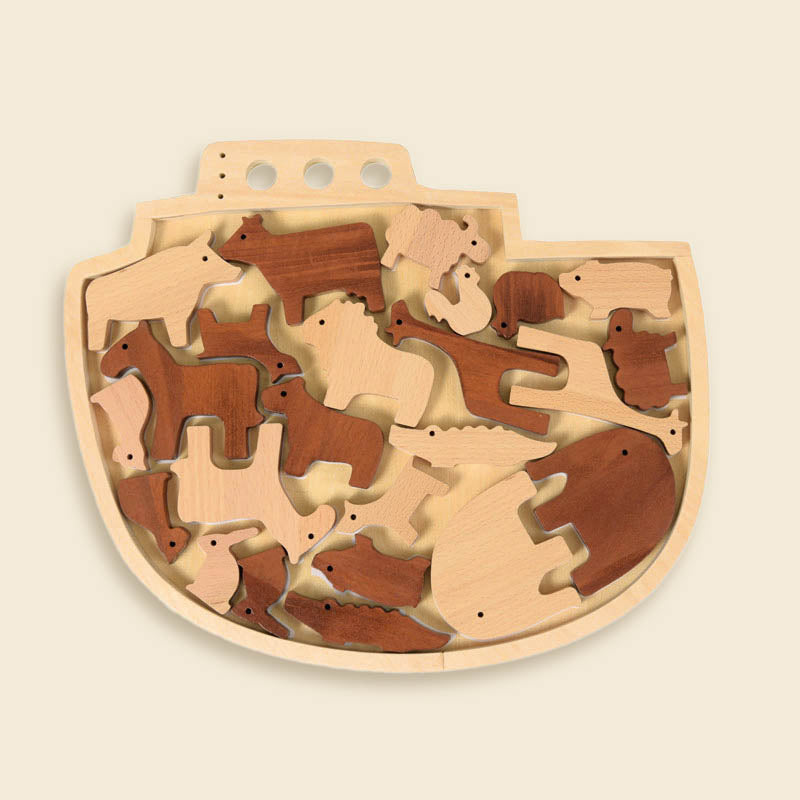 Egmont Toys - Houten puzzel ark van Noach