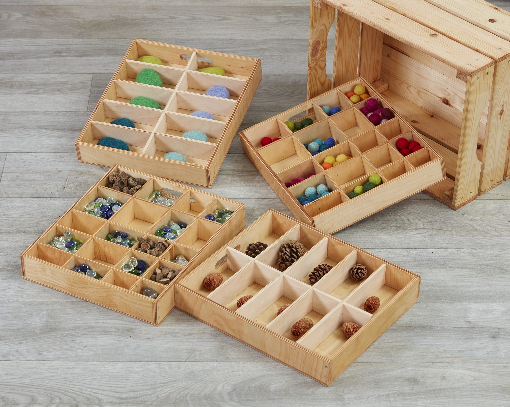 Cosy - Krat met Tinker Trays