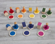 Cosy - Regenboog Eilanden met Bootjes, Poppetjes en Huisjes