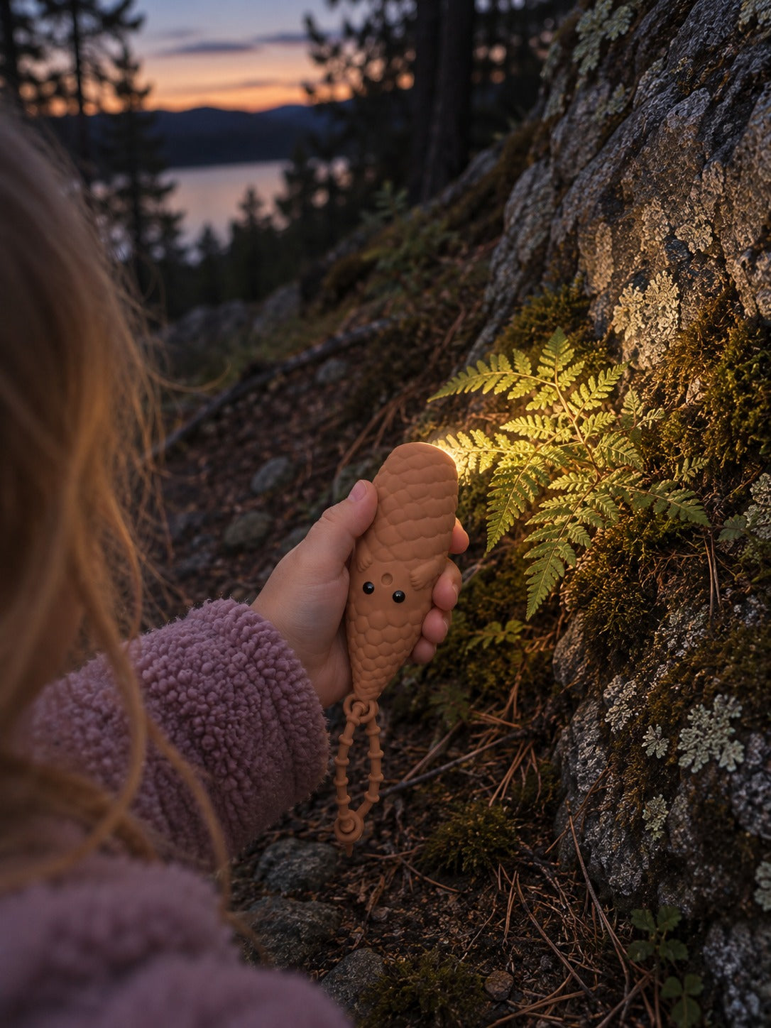 Rabbit & Friends - Mini Zaklamp Coni Dennenappel Forest Series