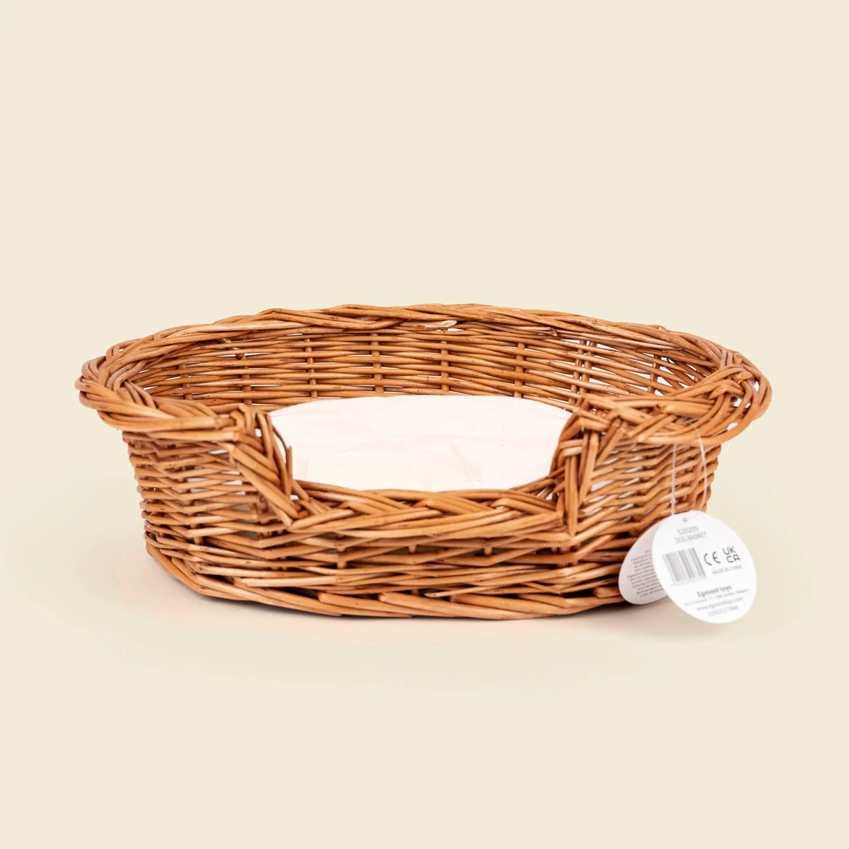 Egmont Toys - Rieten hondenmand voor knuffels en poppen