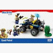 BlueBrixx - Bos Politie Quad Control (104 bouwstenen) 6+ jaar - bouwset