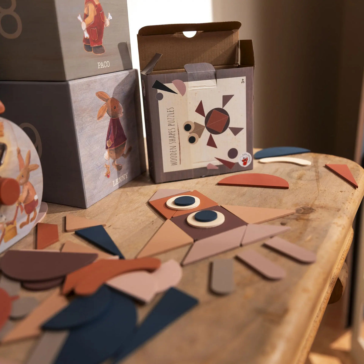 Egmont Toys - Houten vormenpuzzel - 1 stuks