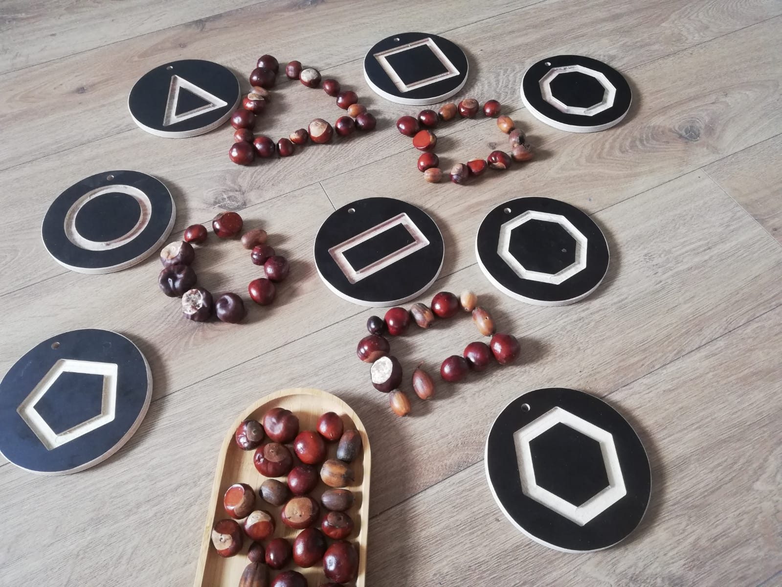 Cosy - Geometrische Vormen Buitenset (8 stuks)
