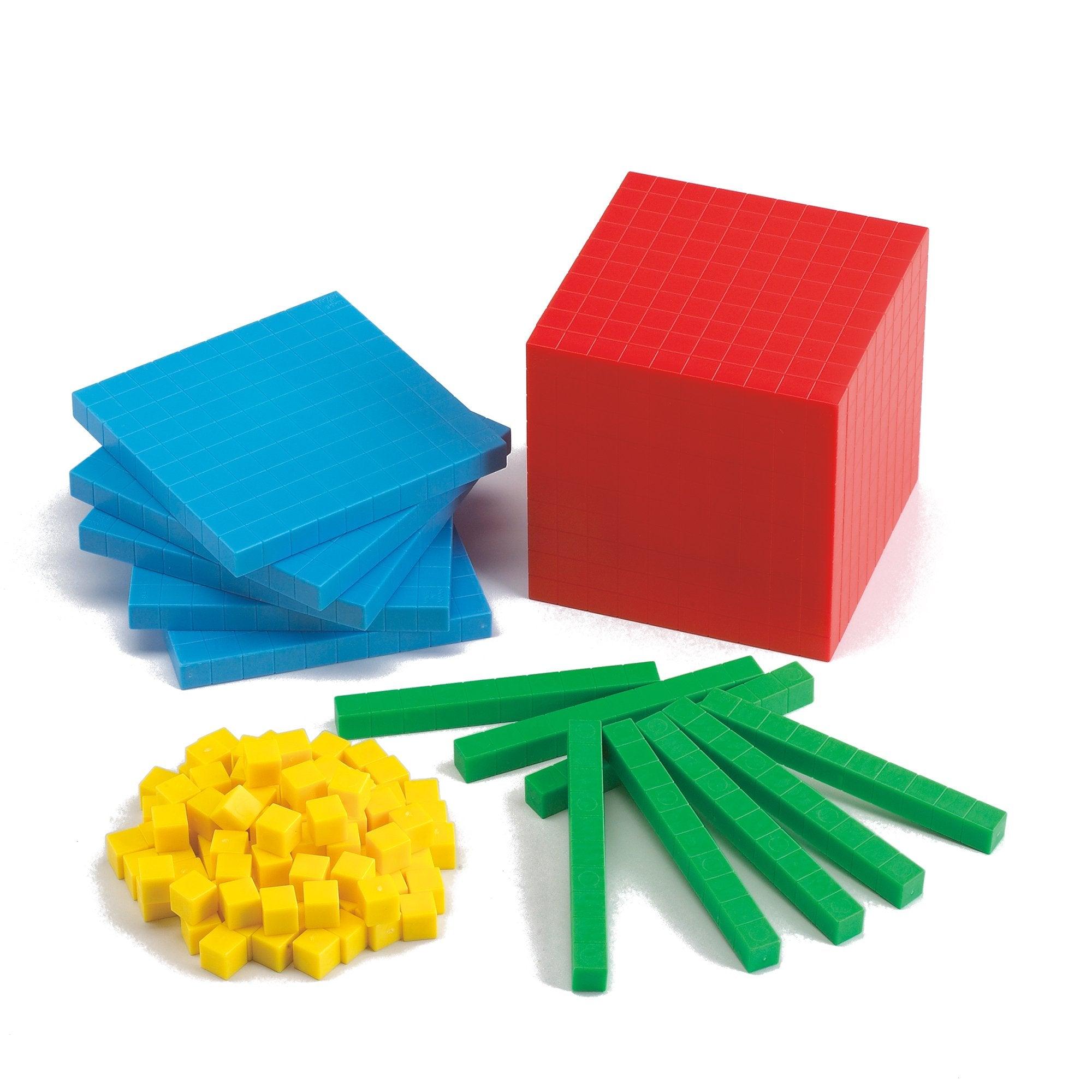 Edx Education - Tientallig Systeem - 4 Kleuren Set van 121 stuks