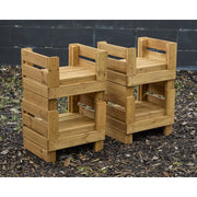 Cosy - Houten H-Kratjes 4 Stuks