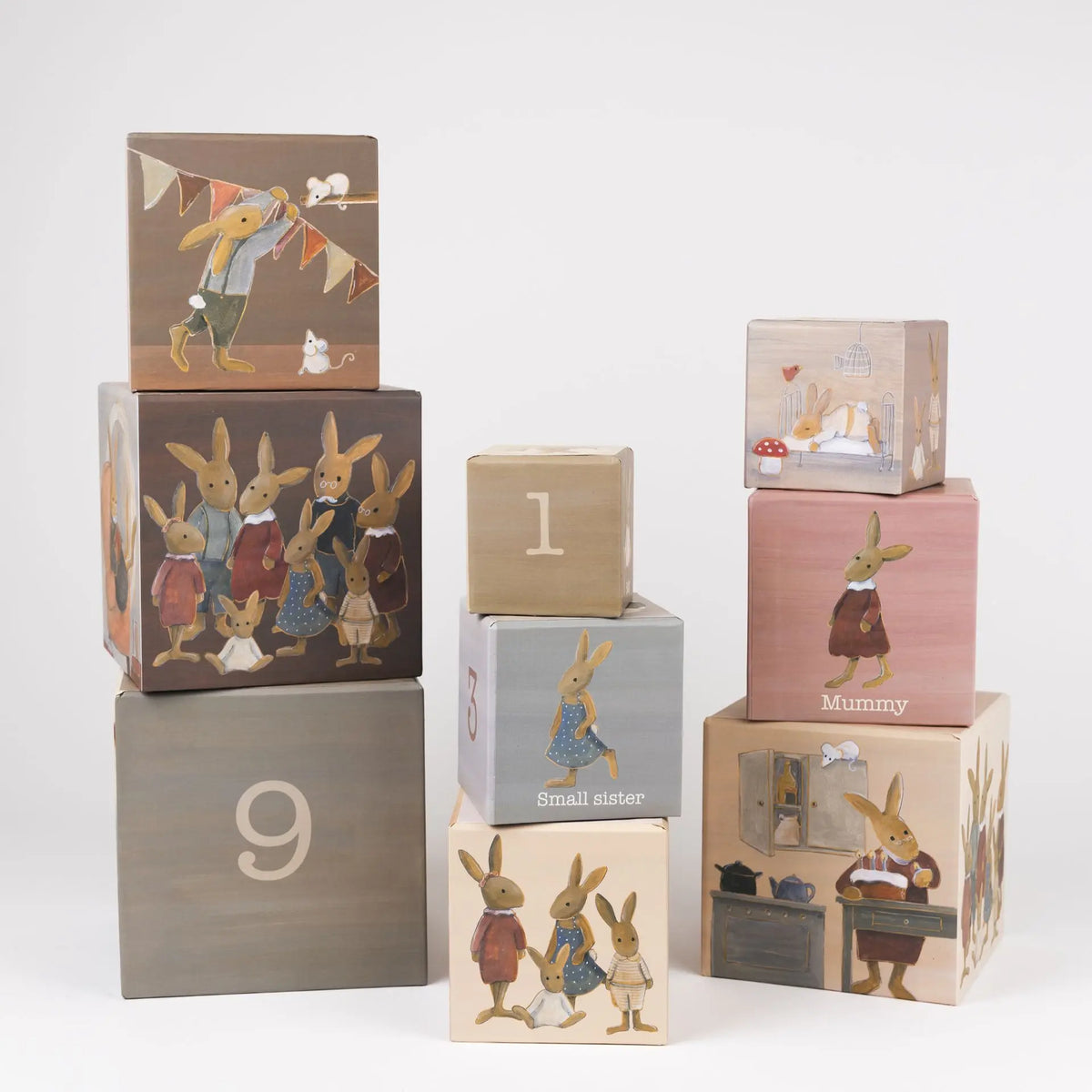 Egmont Toys - Stapelpiramide konijnenfamilie 1.2.3