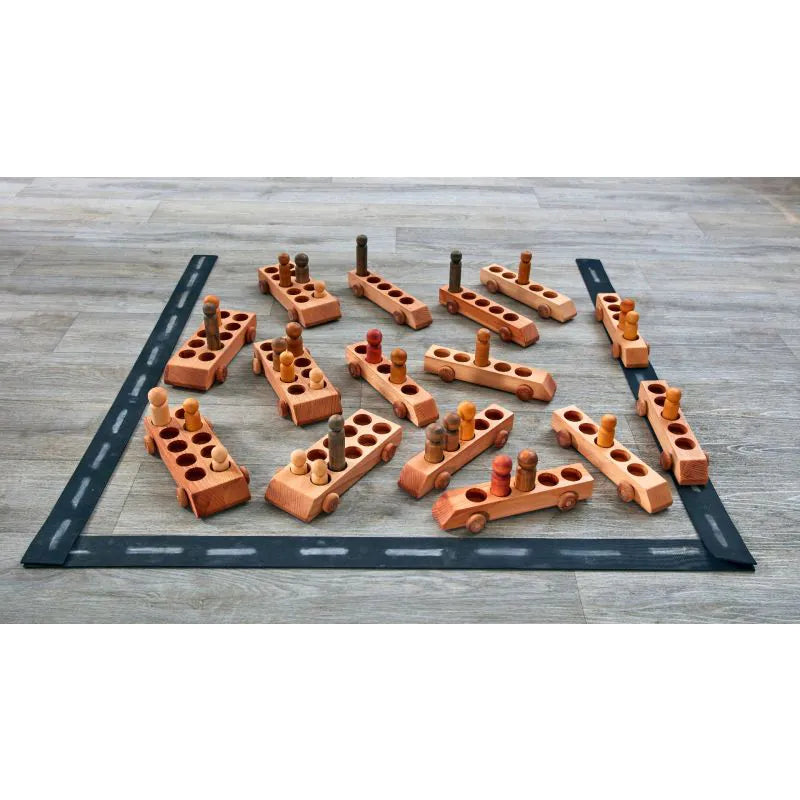 Cosy - Houten Reken Voertuigen Klassenset