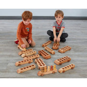 Cosy - Houten Reken Voertuigen Klassenset