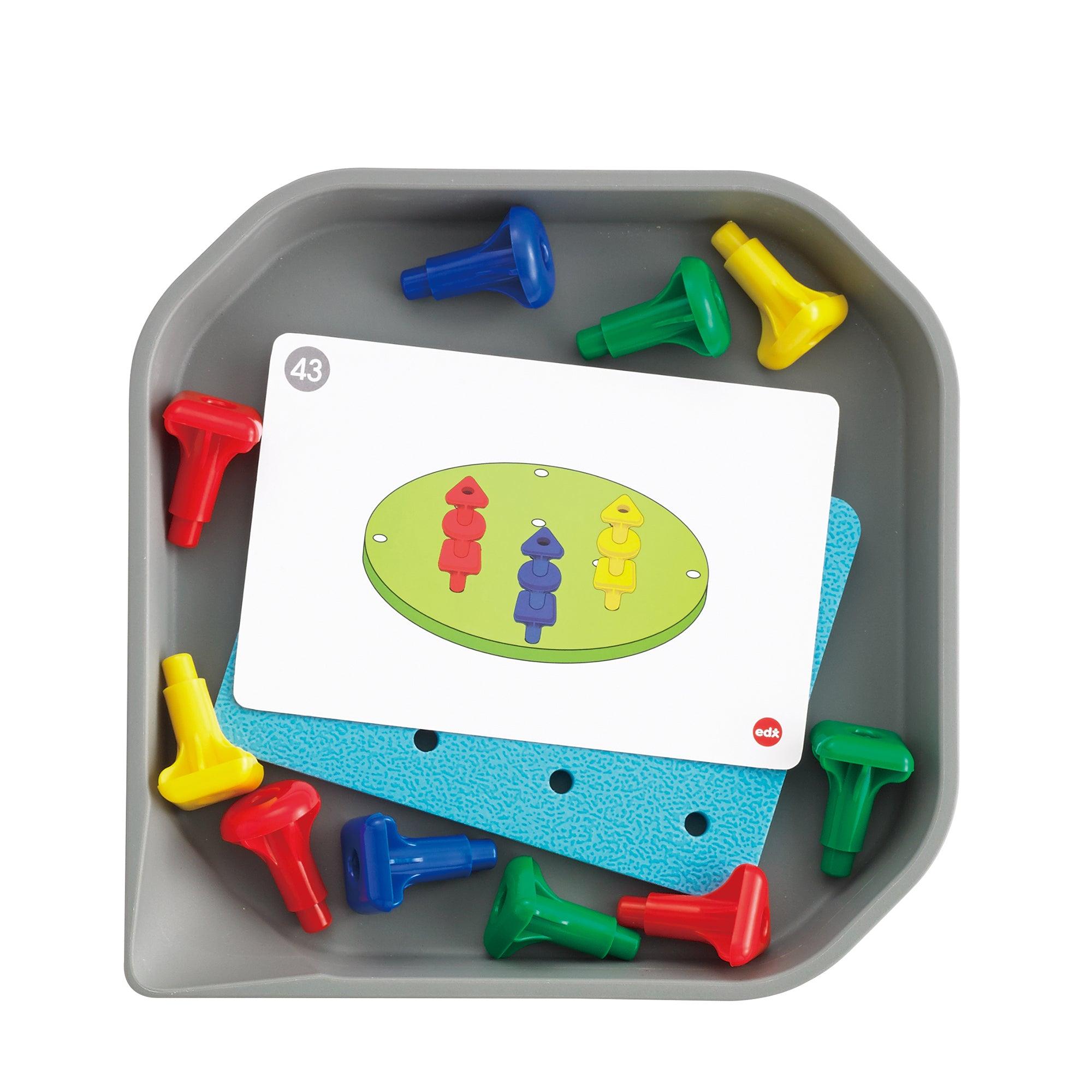 Edx Education - FunPlay Geo Steekpennen - Set van 24
