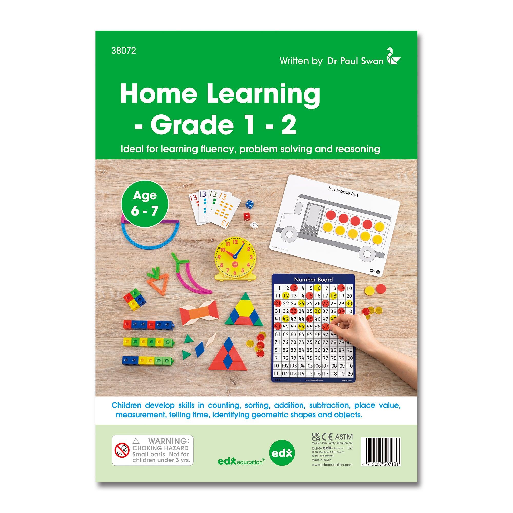 Edx Education - Thuis Leren Wiskundeset - Leeftijd 6-8 Jaar