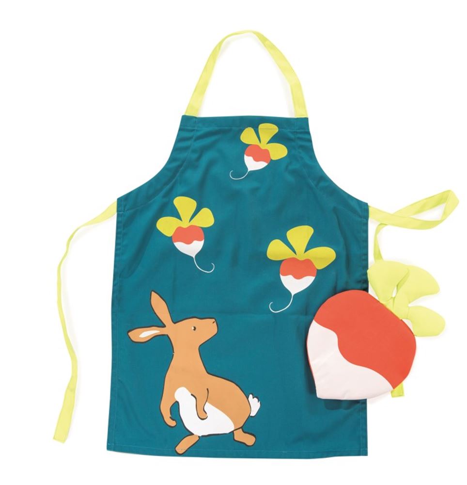 Egmont Toys - Koksset radijs met schortje, muts en ovenwant