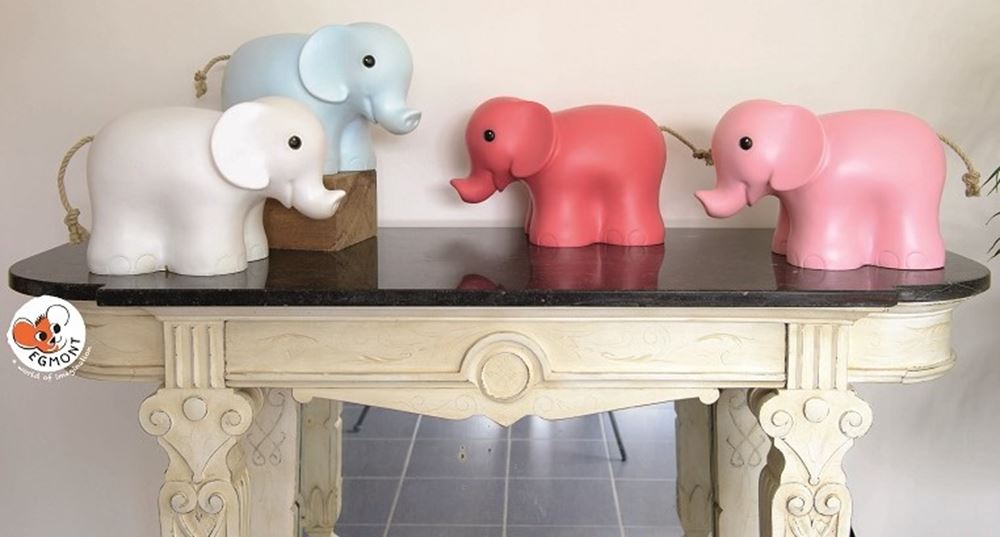 Egmont Toys - Lamp olifant lichtblauw 22x32x16 cm