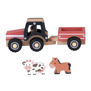 Egmont Toys - Houten Tractor met Aanhangwagen