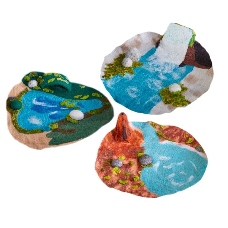 Cosy - 3D Viltmat met Waterval