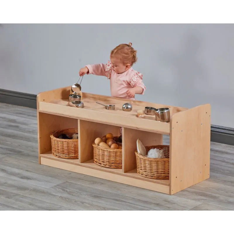 Cosy - Laag Speelstation met Opstaande Rand