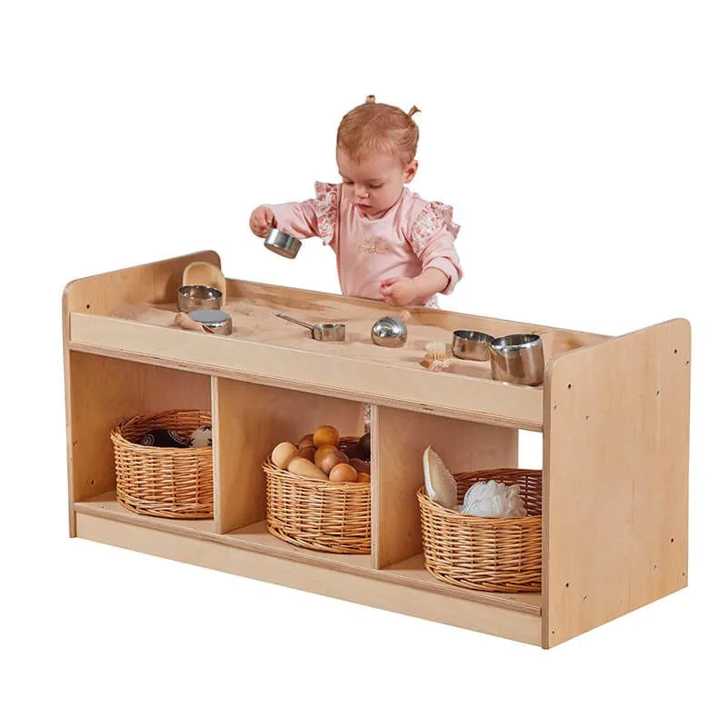 Cosy - Laag Speelstation met Opstaande Rand