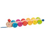Goki - Houten trekrups met stapelbare schakels