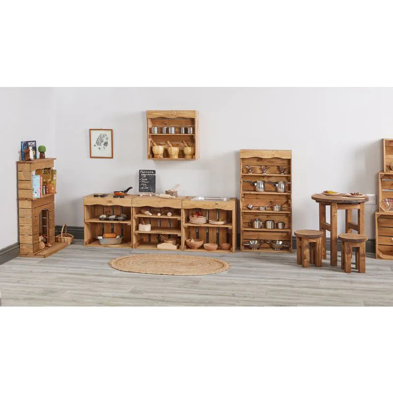 Cosy - Houten Speelhaard voor Poppenhuis