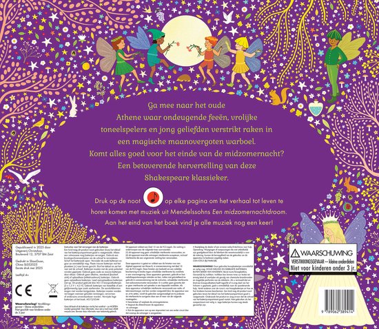 Boek met muziek - Midzomernachtsdroom - Jessica Courtney-Tickle