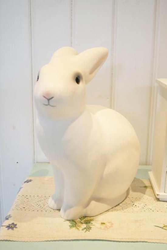 Egmont Toys - Lamp Konijn Naturel 21 x 12 cm - Heico