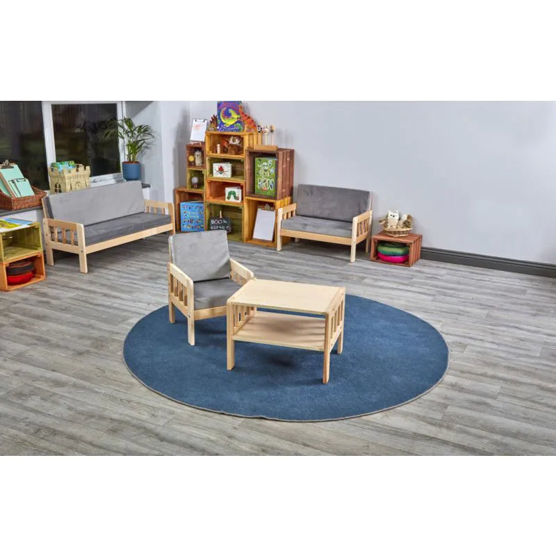 Cosy - Grijze Tweezitsbank voor Kinderen