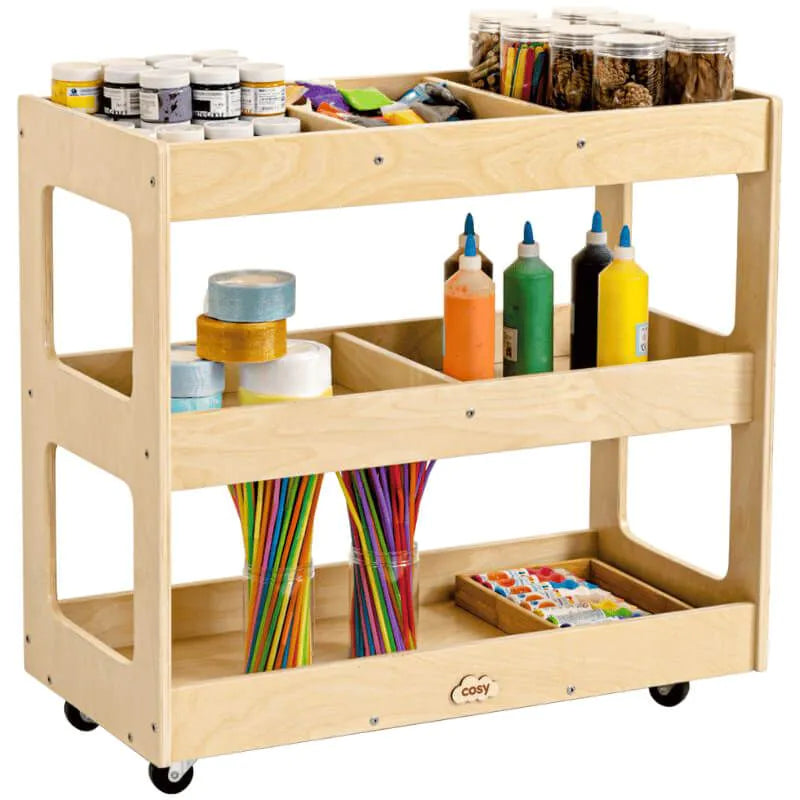 Cosy - Materiaalwagen met Drie Etages