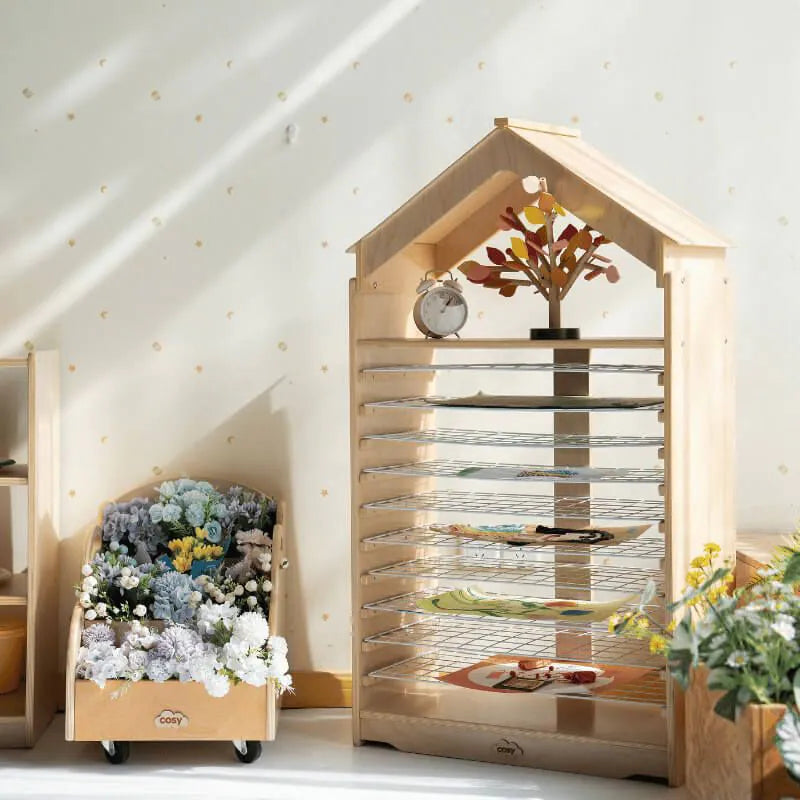 Cosy - Droogrek voor Knutselwerkjes met 10 Drooglatten