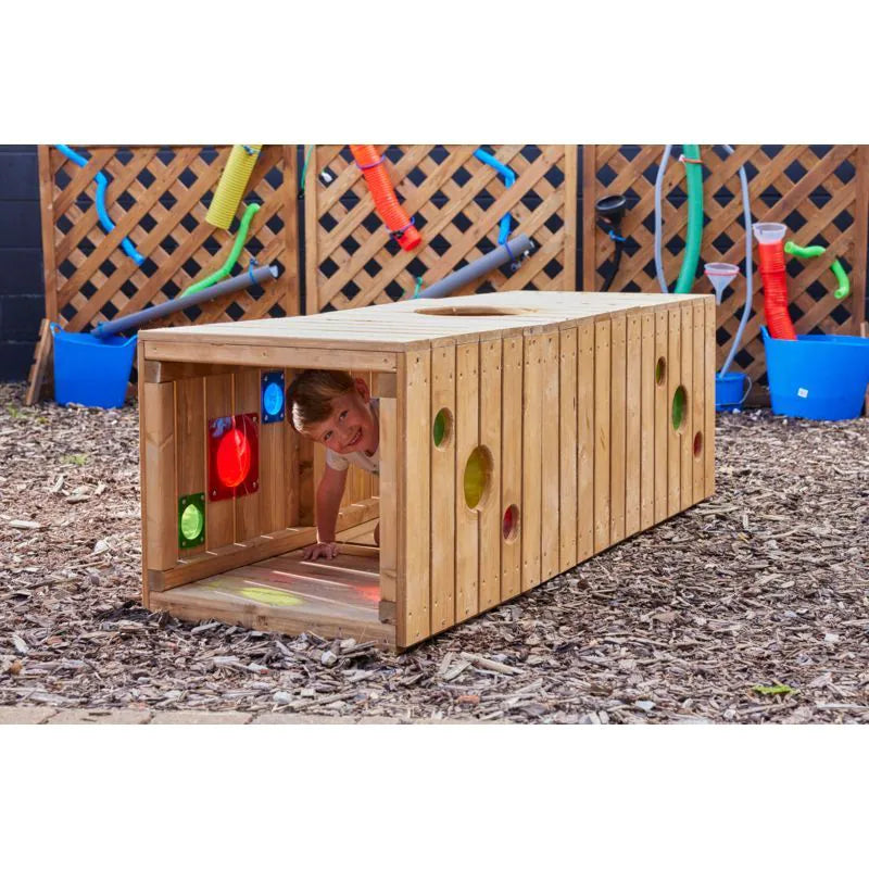 Cosy - Interactieve Houten Speeltunnel 3-delig